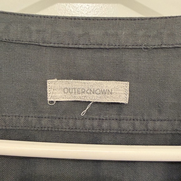 Outerknown Retrograde Linen Jumpsuit, Gray - Picture 5 of 13